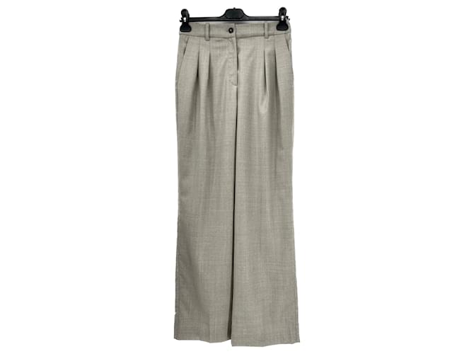 Autre Marque LOULOU STUDIO  Trousers T.International XS Wool Grey  ref.1298386