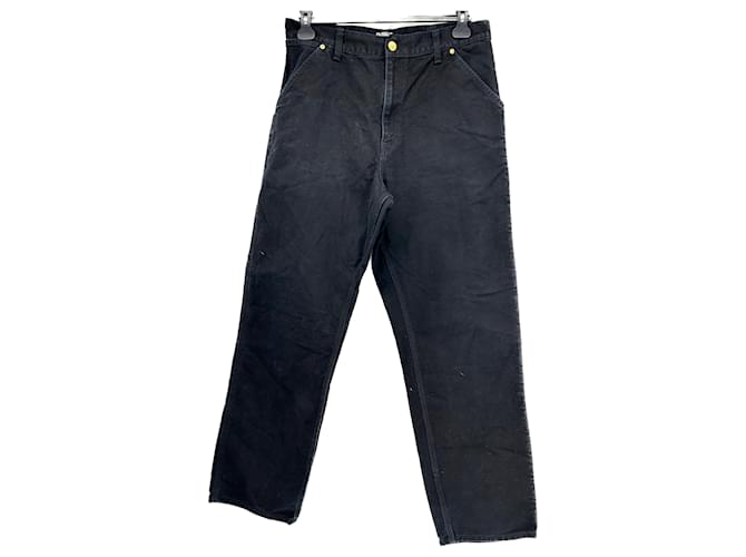 Autre Marque CARHARTT  Jeans T.US 31 cotton Black  ref.1298394