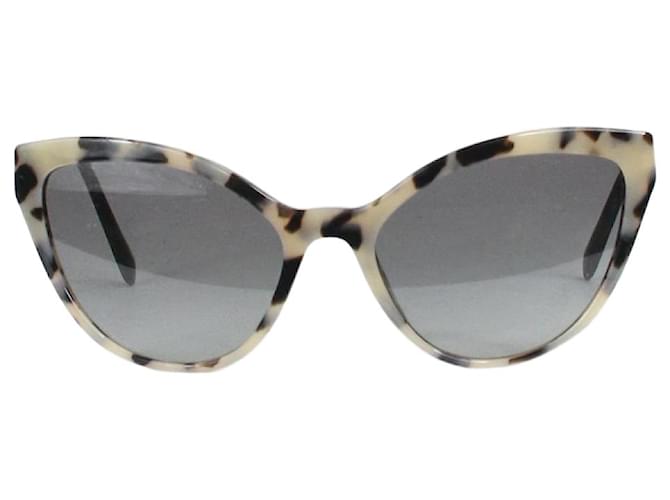Miu Miu Mehrfarbige Cat-Eye-Sonnenbrille mit Schildpatt-Muster Mehrfarben Acetat  ref.1298426