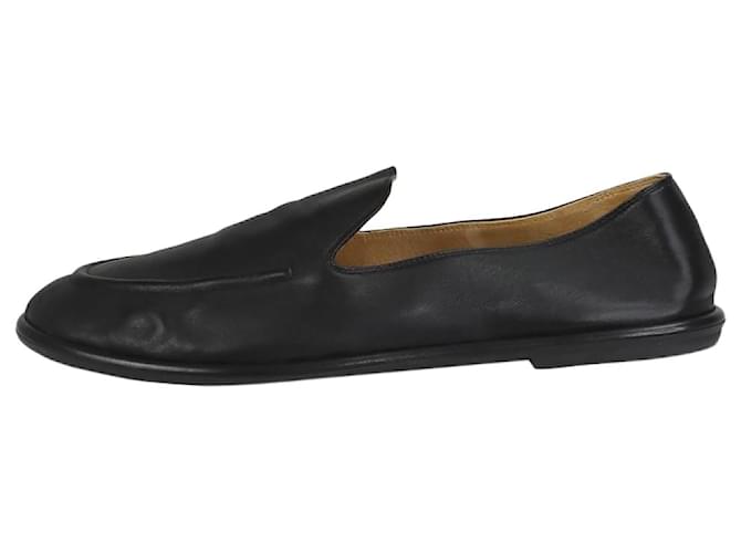 The row Mocassins Canal noirs - taille EU 40.5 Cuir  ref.1298437
