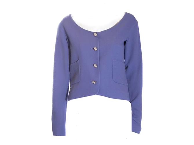 Chanel CC Jewel Buttons La Riviera Tweed Jacket Lavender  ref.1298563