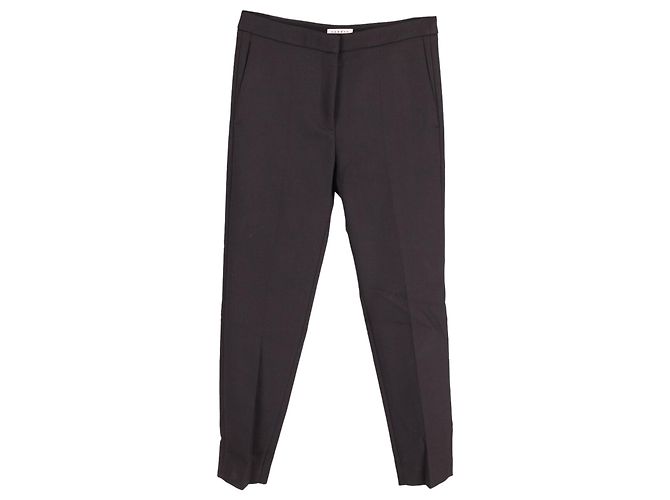 Sandro Paris Tailored Pants in Black Viscose
