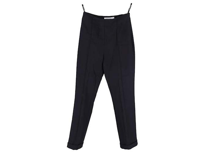 Christian Dior Trousers in Navy Blue Cotton  ref.1298598