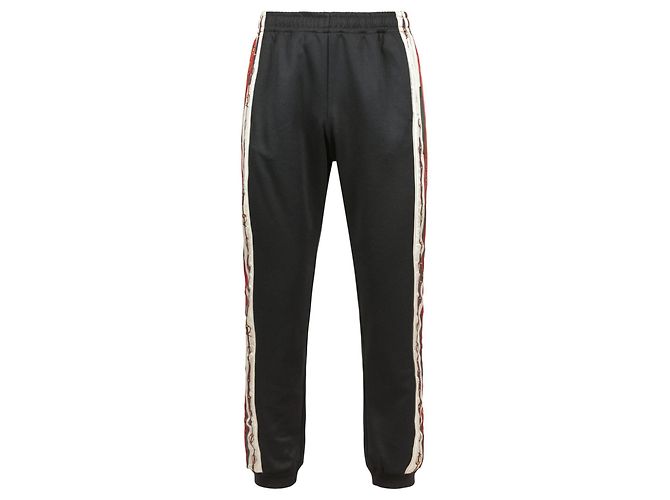 Joggers Con Riga Gucci Nero