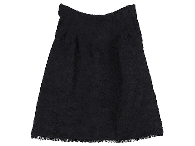Christian Dior A-Line Skirt in Black Wool  ref.1298746