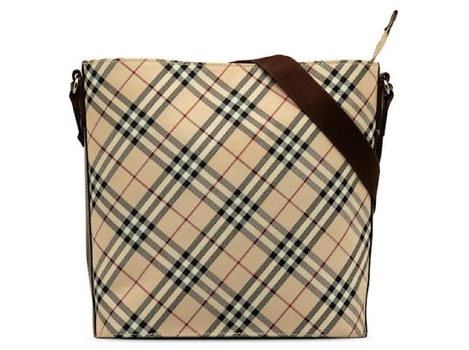 Burberry Nova Check Canvas Crossbody Bag Cloth  ref.1298769