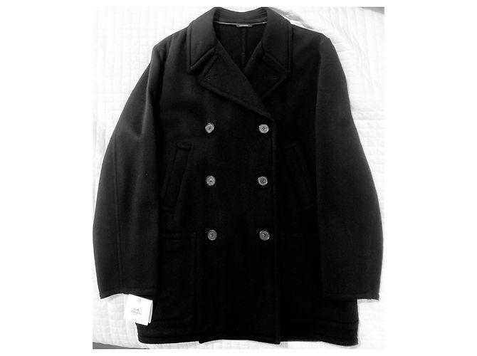Hermès Peacoat Black