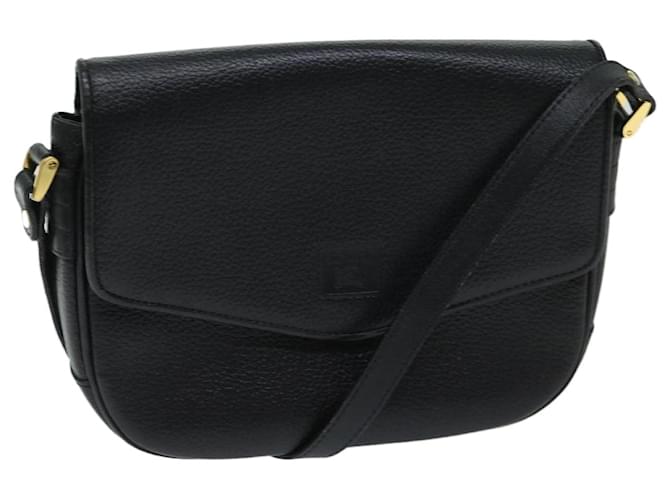 Autre Marque Burberrys Shoulder Bag Leather Black Auth 68056  ref.1298873