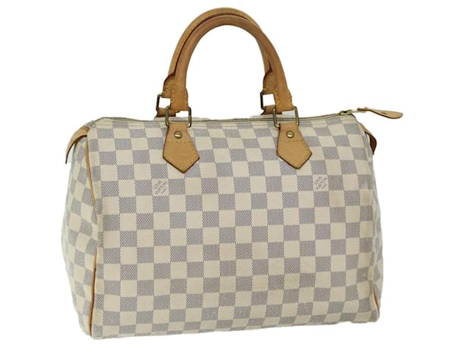 Louis Vuitton Damier Azur Speedy 30 Hand Bag N41533 Auth LV 68405  ref.1298929