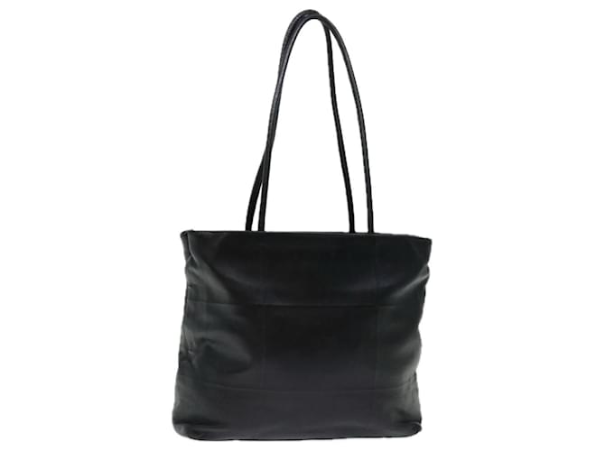 PRADA Tote Bag Leather Black Auth ep3624  ref.1298945
