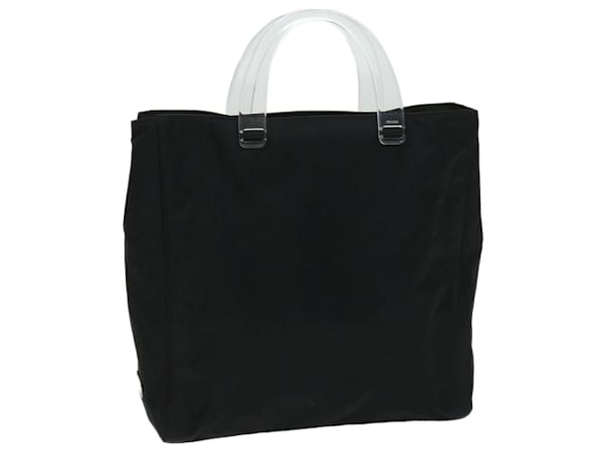 PRADA Hand Bag Nylon Black Auth fm3213  ref.1298953