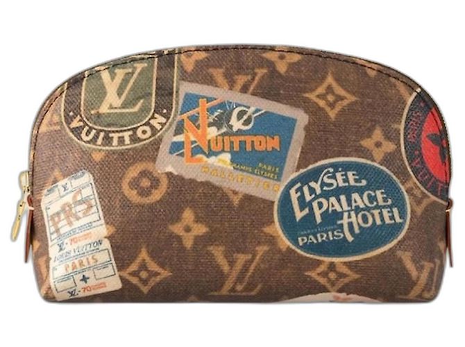 Louis Vuitton Necessaire de cosméticos LV nova Marrom