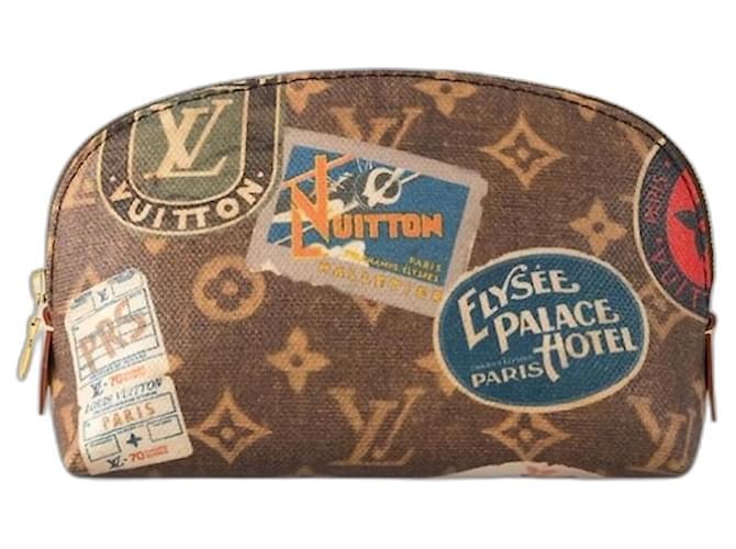 Louis Vuitton LV Cosmetic pouch new Brown Cloth  ref.1299014