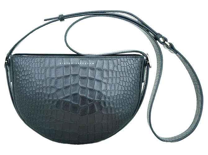 Victoria Beckham Half Moon bag Black Leather  ref.1299018
