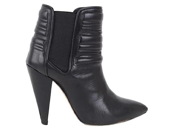 Iro Leather boots Black  ref.1299036