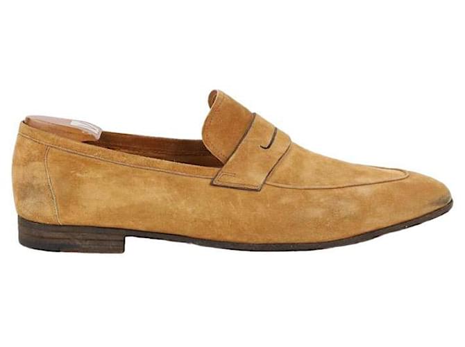 Berluti Leather loafers Camel  ref.1299054