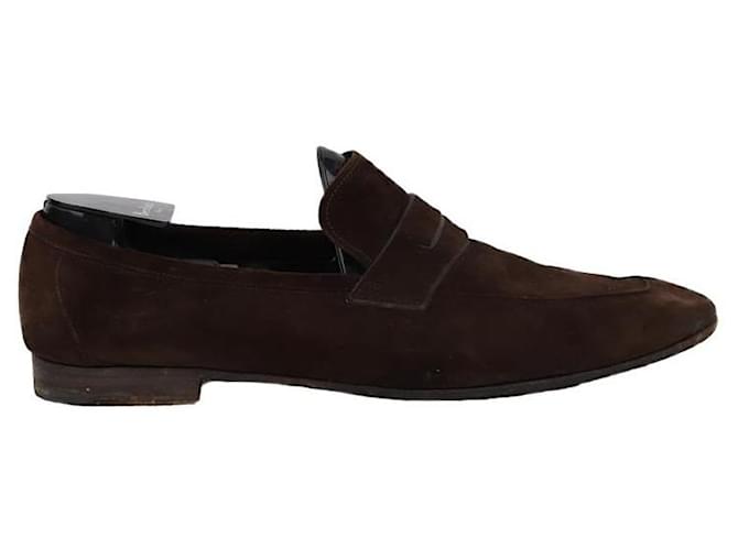 Berluti Leather loafers Brown  ref.1299056