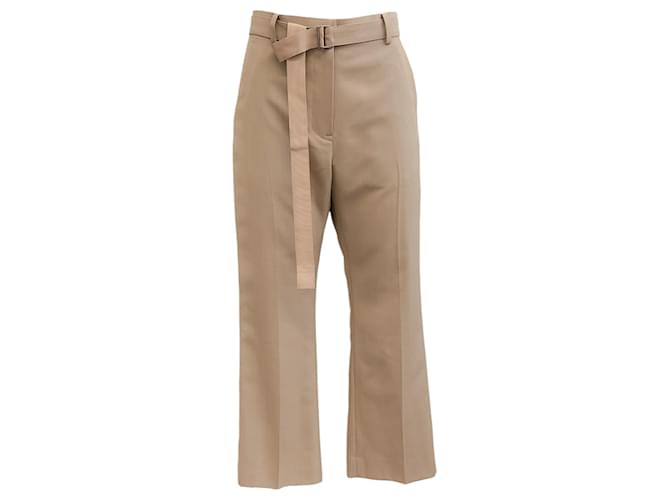 Autre Marque Marni Beige Tuxedo Pants with Belt Polyester  ref.1299096