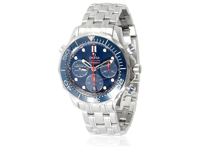 Omega Seamaster Diver Chrono 212.30.42.50.03.001 Relógio masculino em aço inoxidável  ref.1299149