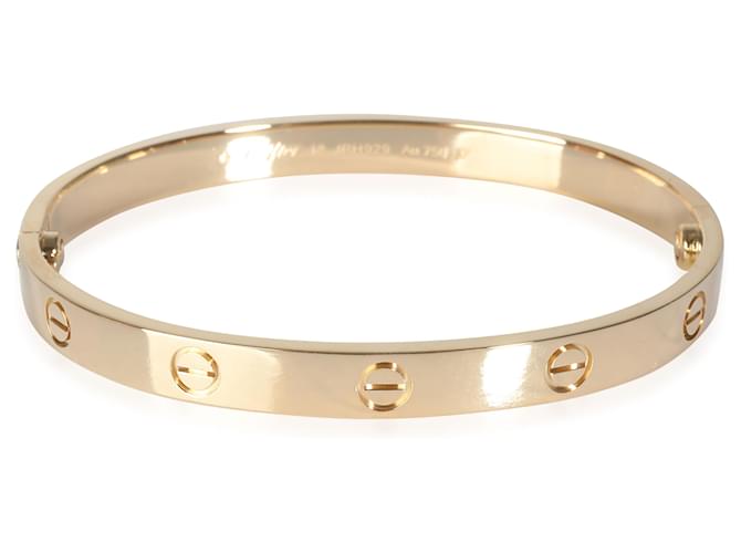 Bracelet love cartier fin (jaune or) Or jaune  ref.1299153
