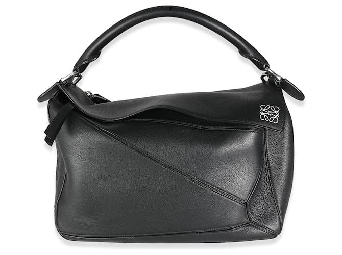 Loewe Black Calfskin Large Puzzle Bag Leather  ref.1299203