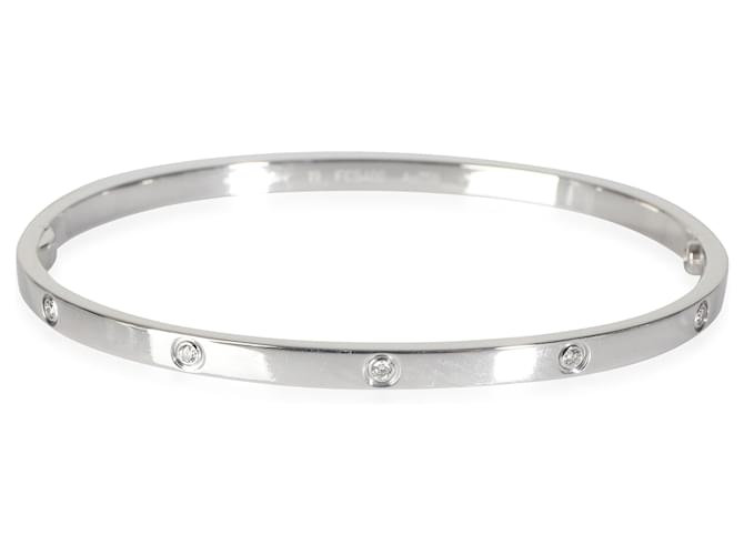 Cartier love bracelet, 10 diamonds (WHITE GOLD)  ref.1299261