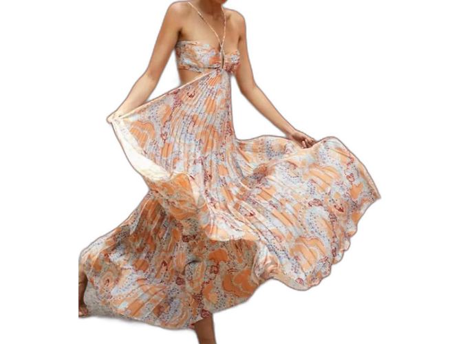 A.L.C Kleid aus Polyester Mehrfarbig Mehrfarben