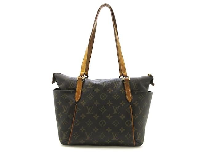 Louis Vuitton Brown Monogram Totally PM Leather Cloth  ref.1299386