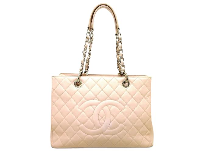 Chanel Brown Caviar Grand Shopping Tote Leather  ref.1299400