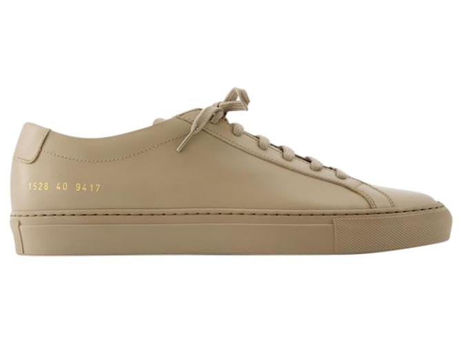 Autre Marque Original Achilles Low Sneakers - COMMON PROJECTS - Leather - Coffee Brown  ref.1299454