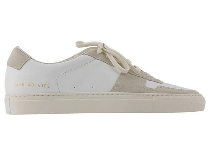 Autre Marque Baskets Bball Duo - Common Projects - Cuir - Blanc  ref.1299458