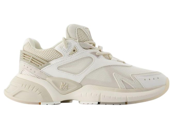 Baskets Ma Runner - Amiri - Maille - Beige