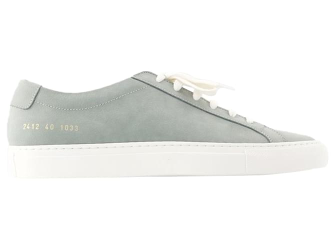 Autre Marque Contrast Achilles Sneakers - COMMON PROJECTS - Leather - Green  ref.1299483