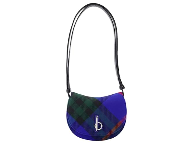Rocking Horse Crossbody - Burberry - Synthetic - Blue  ref.1299489