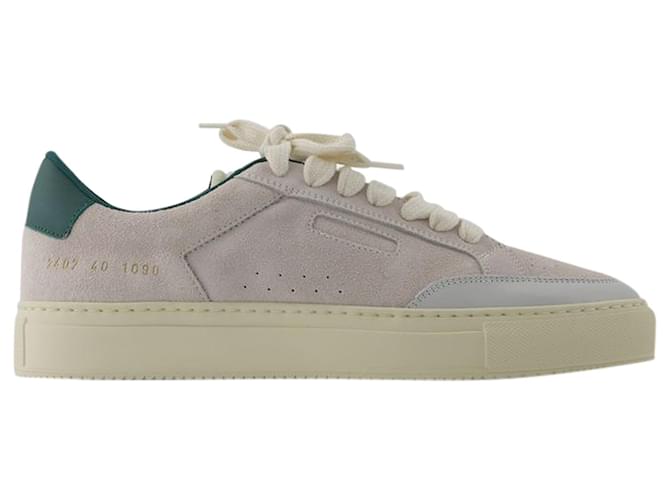 Autre Marque Tennis Pro Sneakers - COMMON PROJECTS - Leather - Green  ref.1299523