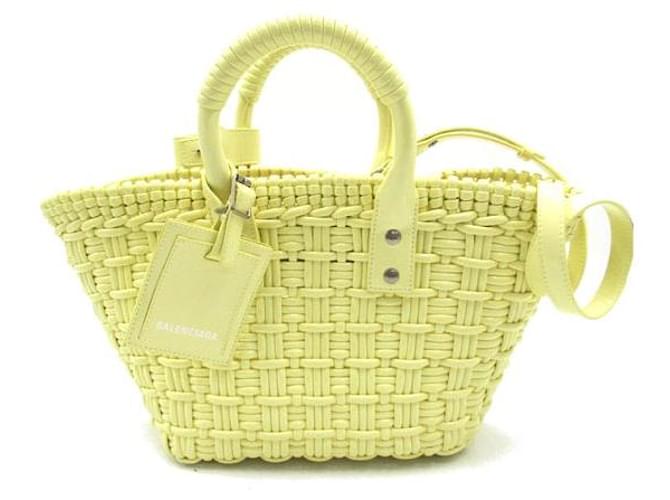 Balenciaga Bistro XS Basket Bag Bolsa de plástico 371342 Em ótimo estado  ref.1299574