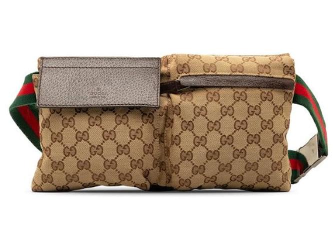 Gucci GG Canvas Belt Bag  28566 Cloth  ref.1299593