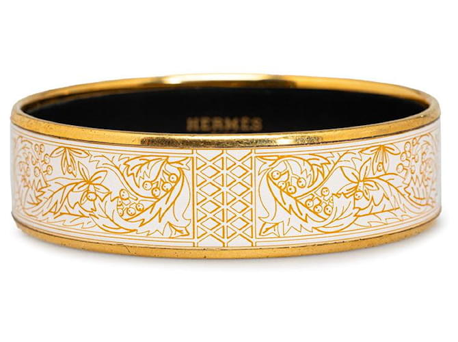 Hermès Wide Enamel Bangle  ref.1299595