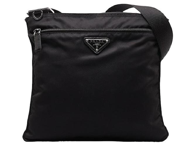 Prada Tessuto Flat Messenger Crossbody Bag Cloth  ref.1299601