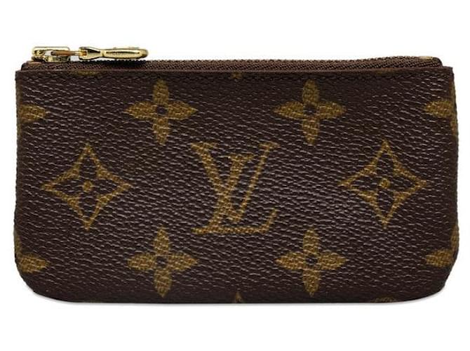 Louis Vuitton Monogramm-Schlüsseletui M62650 Leinwand  ref.1299606
