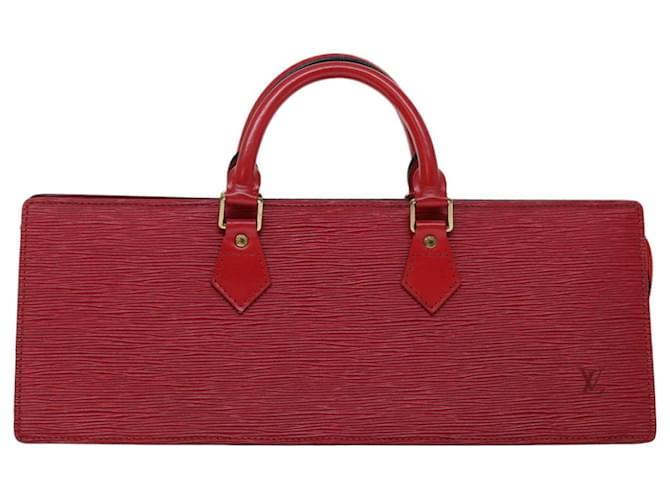 Louis Vuitton Triangle Red Leather  ref.1299658