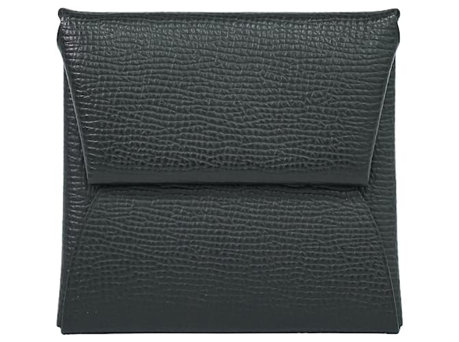 Hermès Bastia Black Leather  ref.1299665