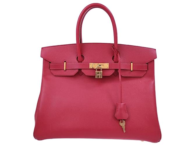 Hermès Birkin 35 Pink Leather  ref.1299702