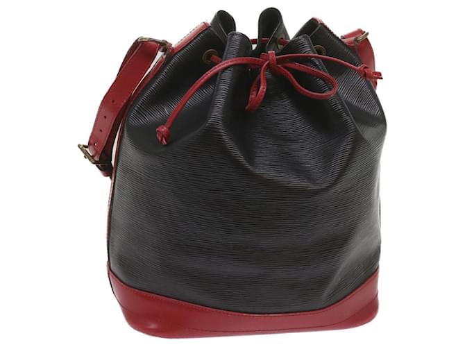 LOUIS VUITTON Epi Noe Shoulder Bag bicolor Black Red M44017 LV Auth 67971 Leather  ref.1299777