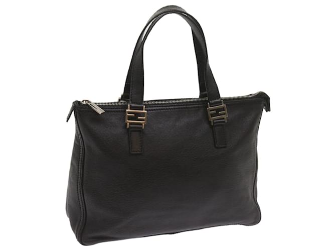 FENDI Hand Bag Leather Black Auth 68245  ref.1299778