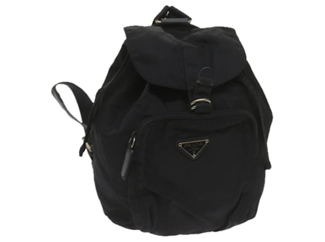 PRADA Backpack Nylon Black Auth bs12521  ref.1299824