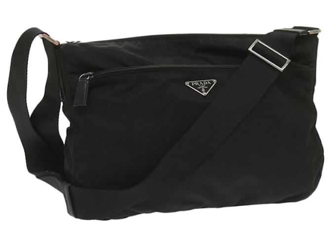 PRADA Shoulder Bag Nylon Black Auth ep3611  ref.1299847