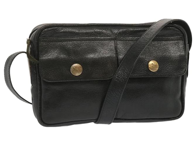 Céline CELINE Shoulder Bag Leather Black Auth 68125  ref.1299867