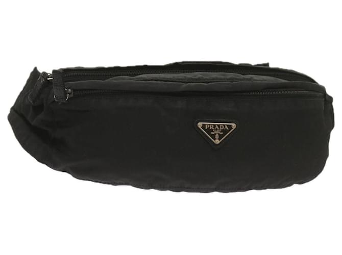 PRADA Body Bag Nylon Negro Auth yk11044  ref.1299897