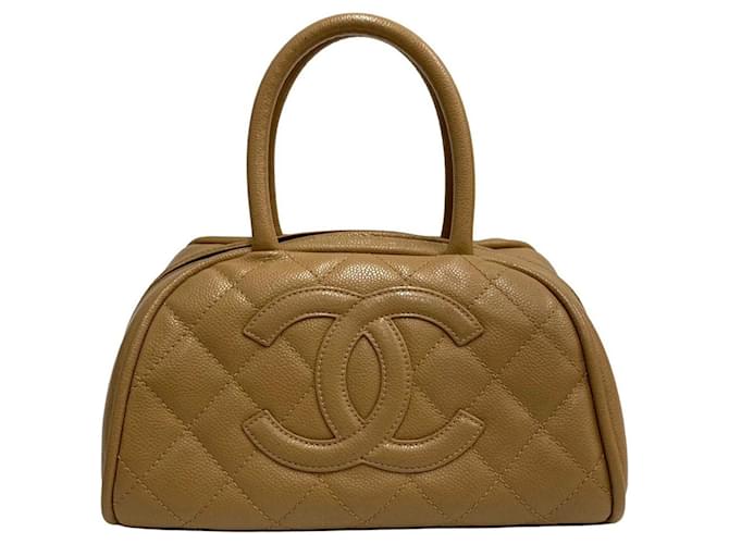 Chanel Beige Leather  ref.1299898